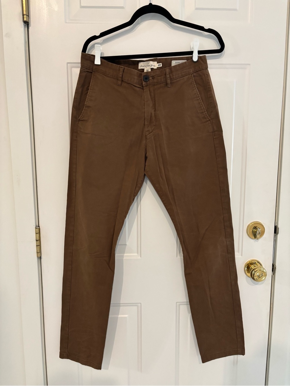 H&M Men's Brown Chinos - Slim Straight